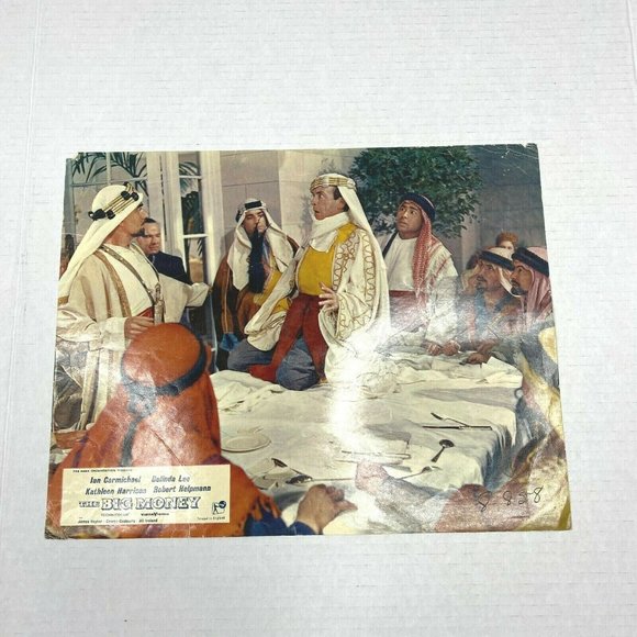 Set of 8 The Big Money 1956 Lobby Card Movie‎ Poster Belinda Lee British Comedy - Picture 5 of 10